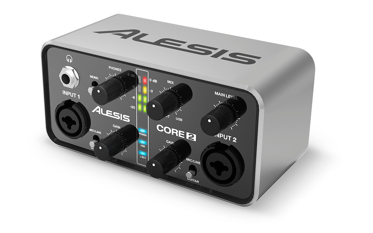 Alesis Core 2 Desktop USB 2.0 Audio and MIDI Interface