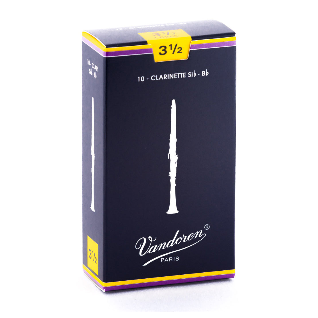 Vandoren Traditional Bb Clarinet Reeds 10-Pack #3.5 Strength