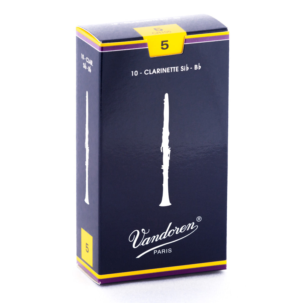 Vandoren Traditional Bb Clarinet Reeds 10-Pack #5 Strength