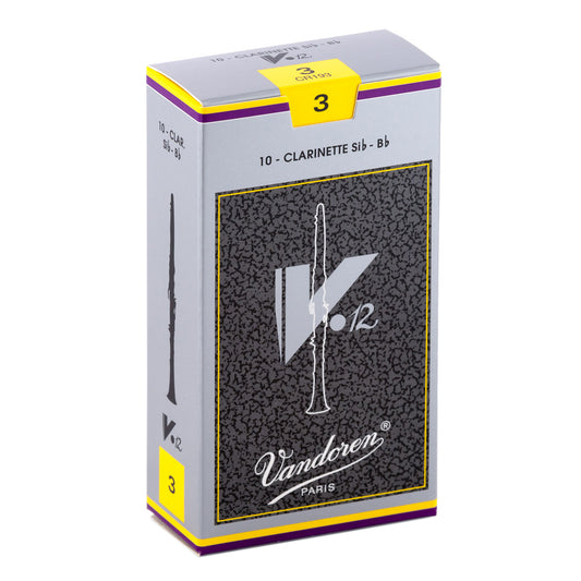 10-Pack of Vandoren 3 Clarinet V12 Reeds