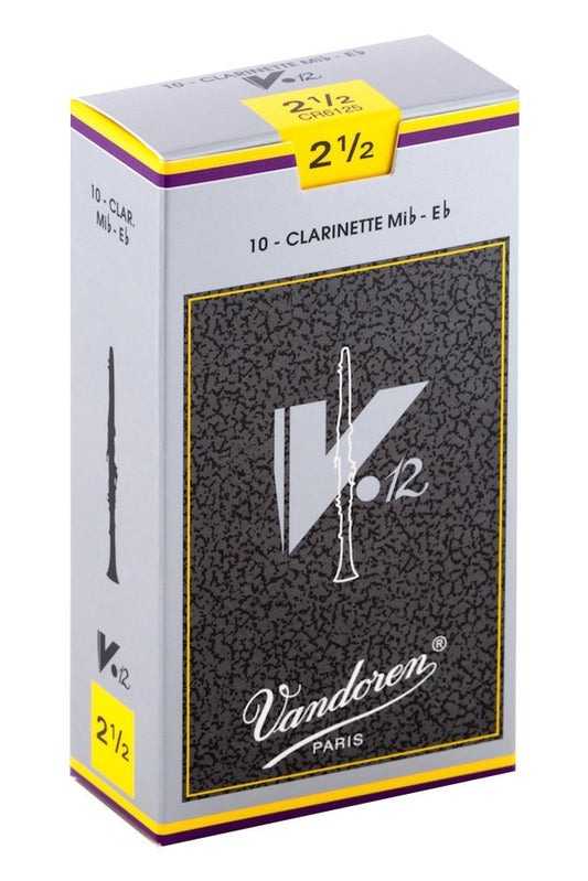 Vandoren CR6125 Eb Clarinet V.12 Reeds Strength 2.5