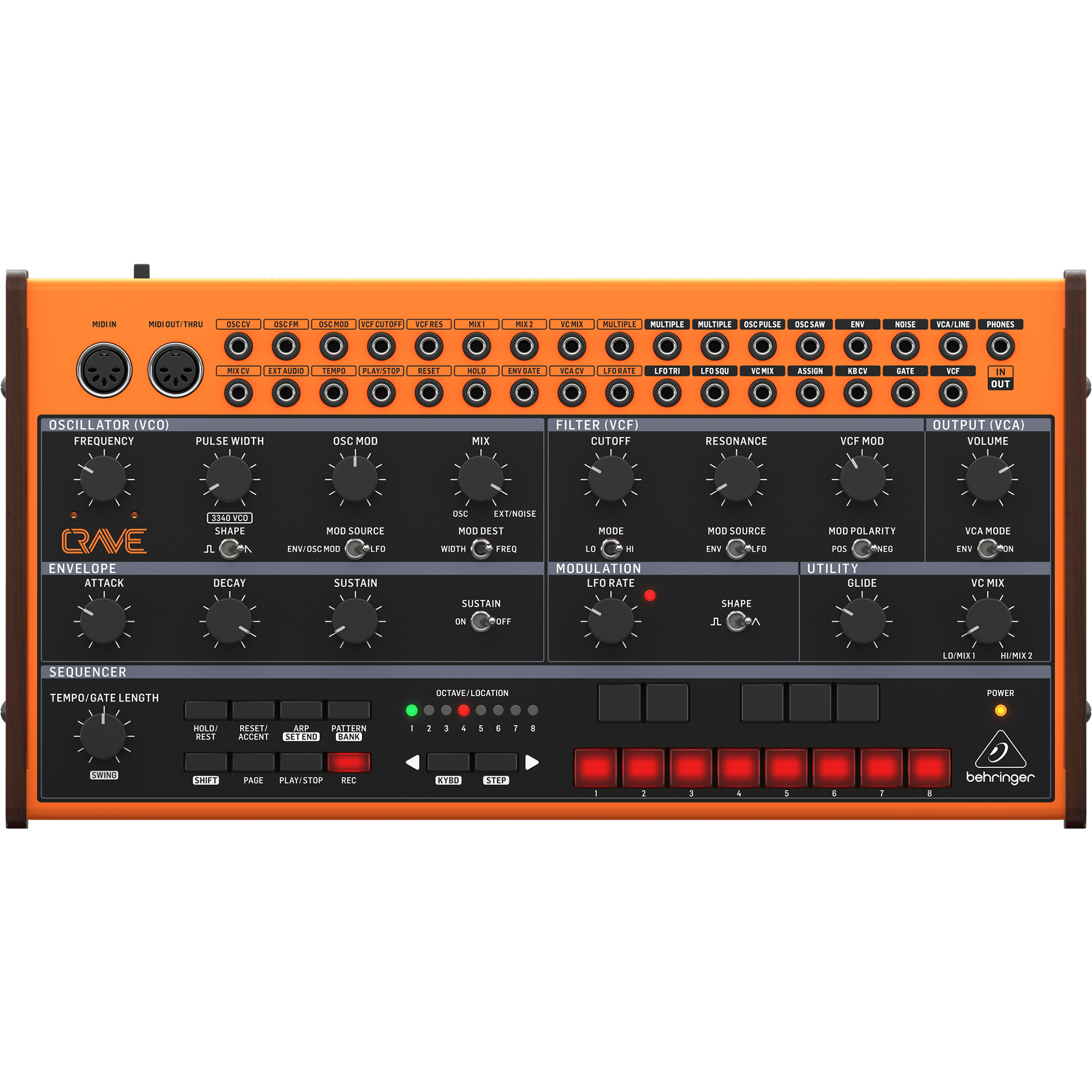 【美品】ベリンガー（BEHRINGER） CRAVE Behringer Crave Analog Semi-Modular Synthesizer – Alto Music