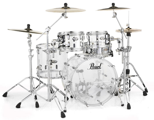 Pearl Crystal Beat 4 Piece Shell Pack, Ultra Clear w/ Light Package (CRB524PC730)