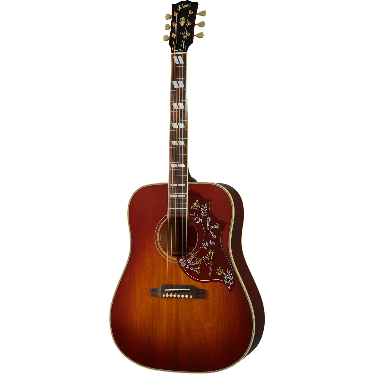 Gibson 1960 Hummingbird Fixed Bridge Acoustic Guitar, Heritage Cherry Sunburst