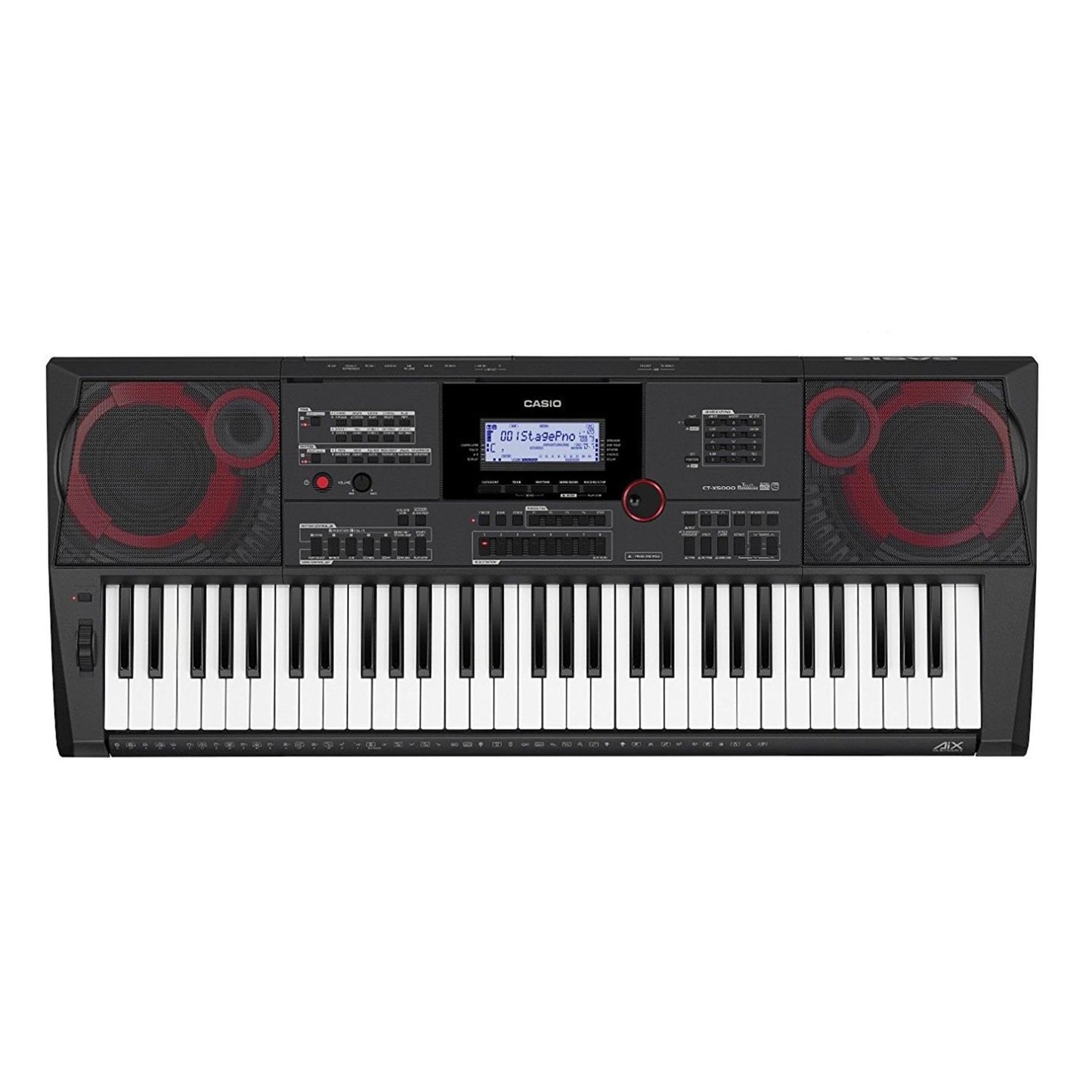 Casio CTX5000 61-Key Touch Sensitive Portable Keyboard with Power Supply