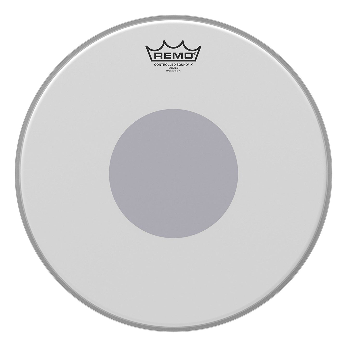Remo CX011410 Controlled Sound X Drum Head, 14-Inch, Black Dot on Bottom
