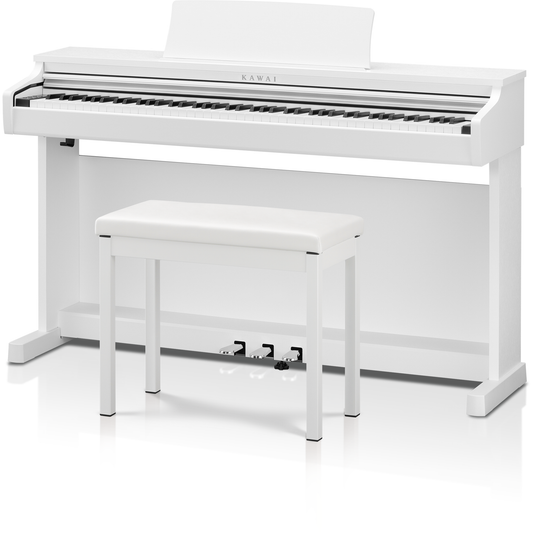 Kawai CX202 Digital Piano with Bench - Satin White