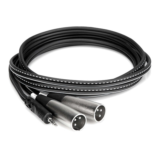 Hosa CYX-403M Y Cable 3.5mm TRS to XLR Male 3m
