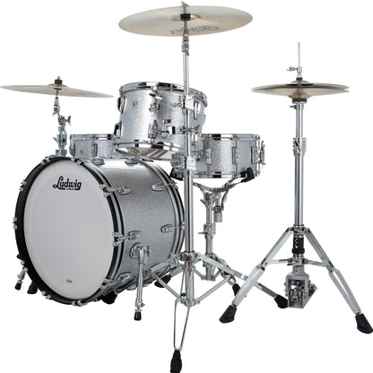 Ludwig Classic Oak Fab 3-Piece Shell Pack - Silver Sparkle