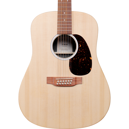 Martin D-X2E 12 String Sikta and Mahogany HPL Acoustic Electric Guitar