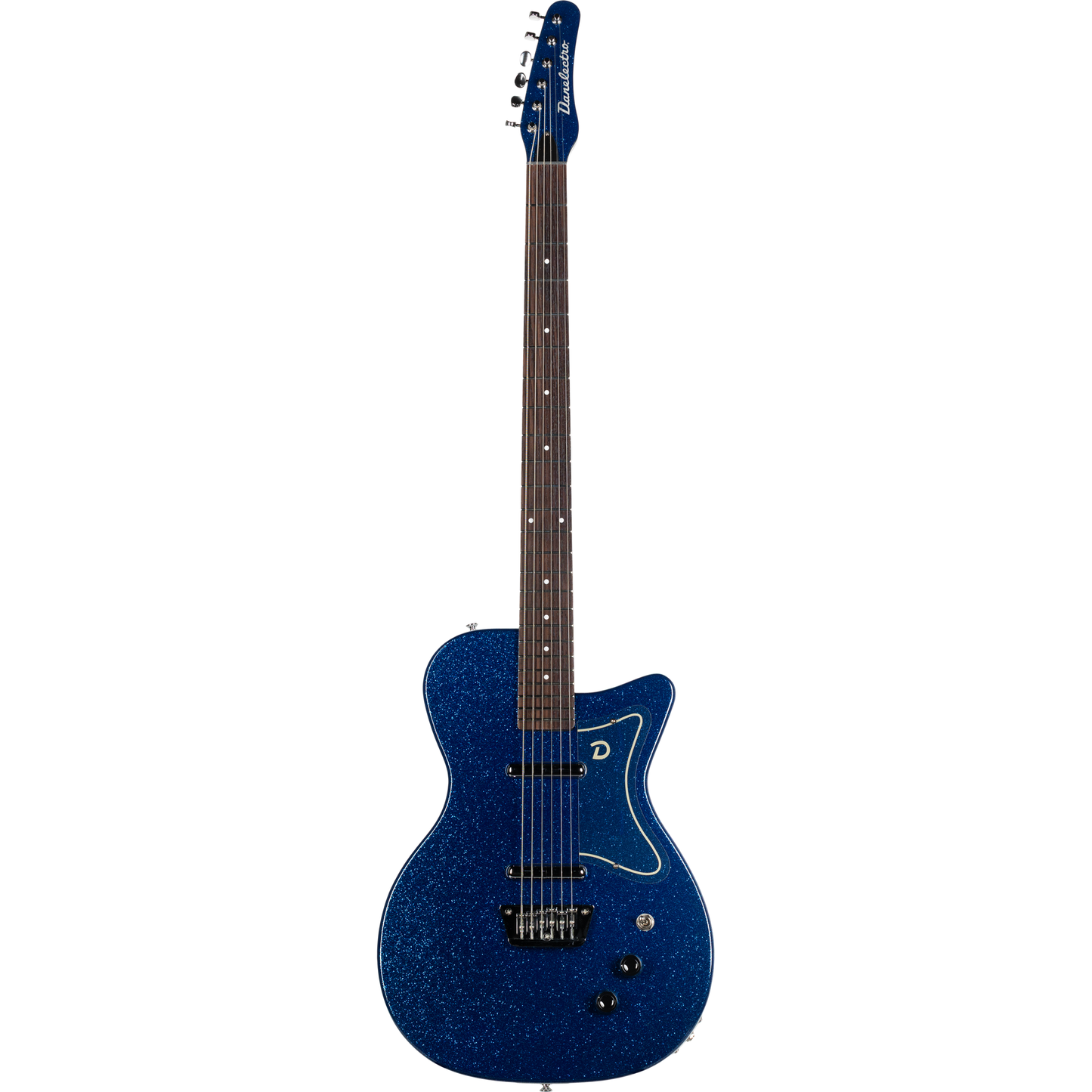Danelectro 56 Baritone Electric Guitar - Blue Metalflake