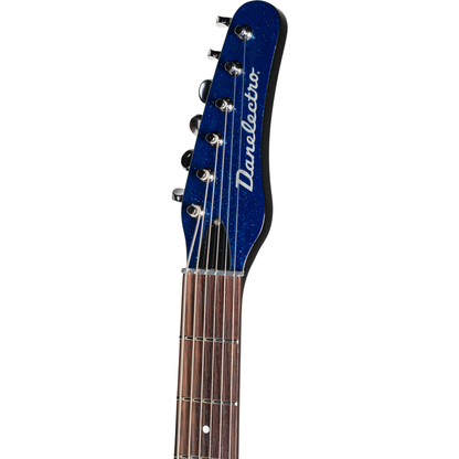 Danelectro 56 Baritone Electric Guitar - Blue Metalflake