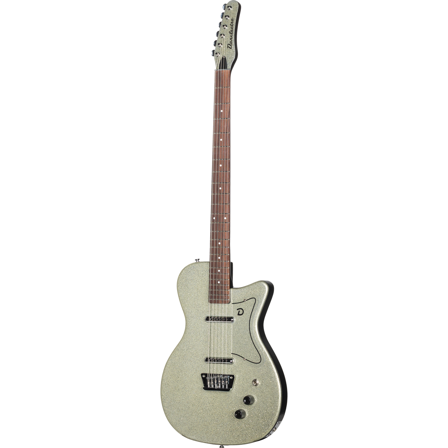 Danelectro ‘56 Baritone Electric Guitar - Silver Metalflake