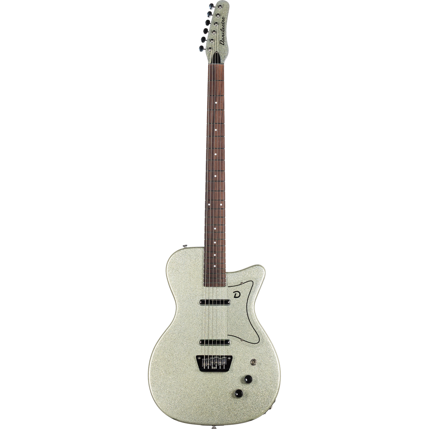 Danelectro ‘56 Baritone Electric Guitar - Silver Metalflake