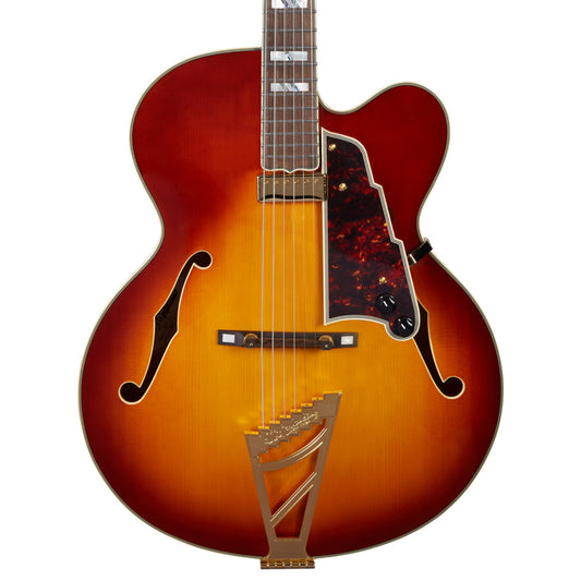 D'Angelico Excel EXL-1 Hollowbody Electric Guitar, Iced Tea Burst
