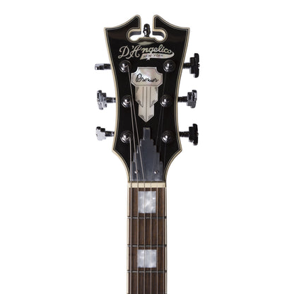 D'Angelico Premier Series DC Hollowbody Electric Guitar in Black w/ Gig Bag (DAPDCSBKCSCB)