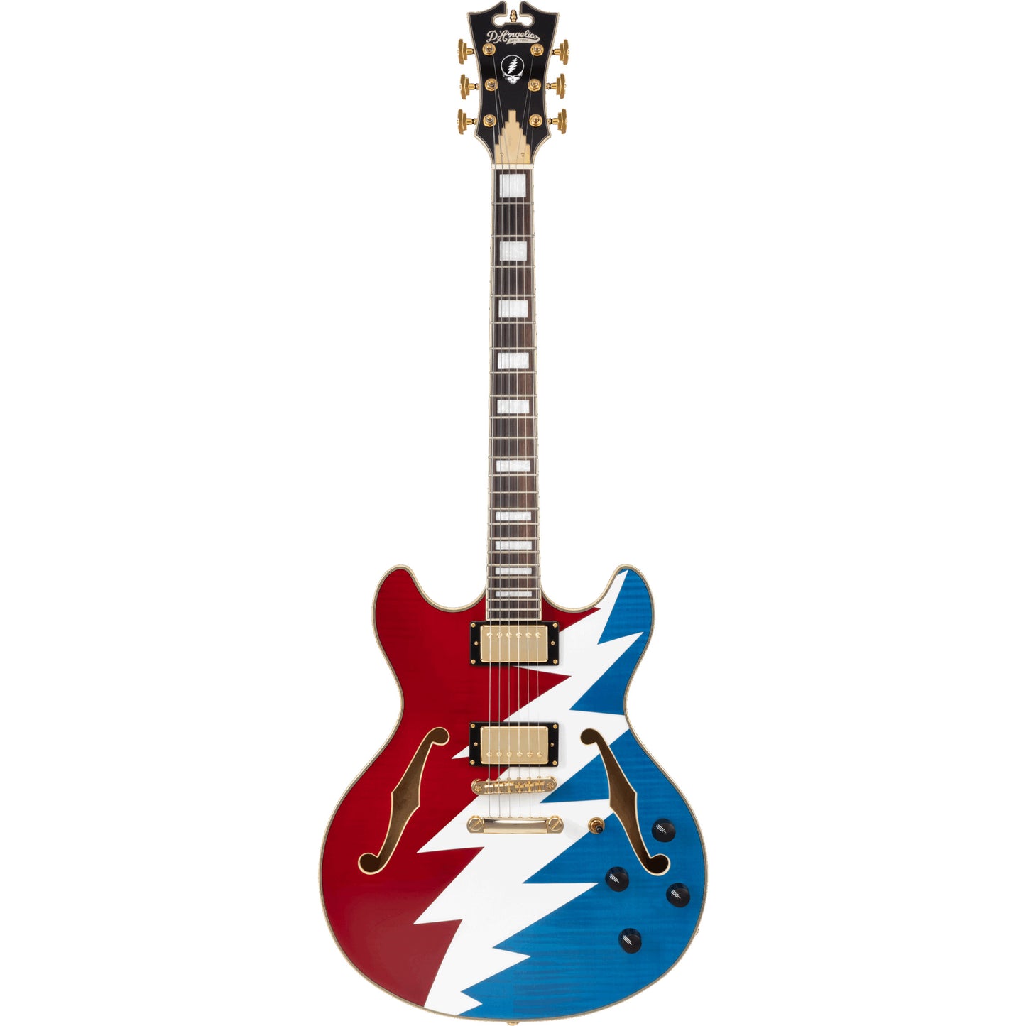 D'Angelico Grateful Dead Premier DC Semi-hollowbody Electric Guitar