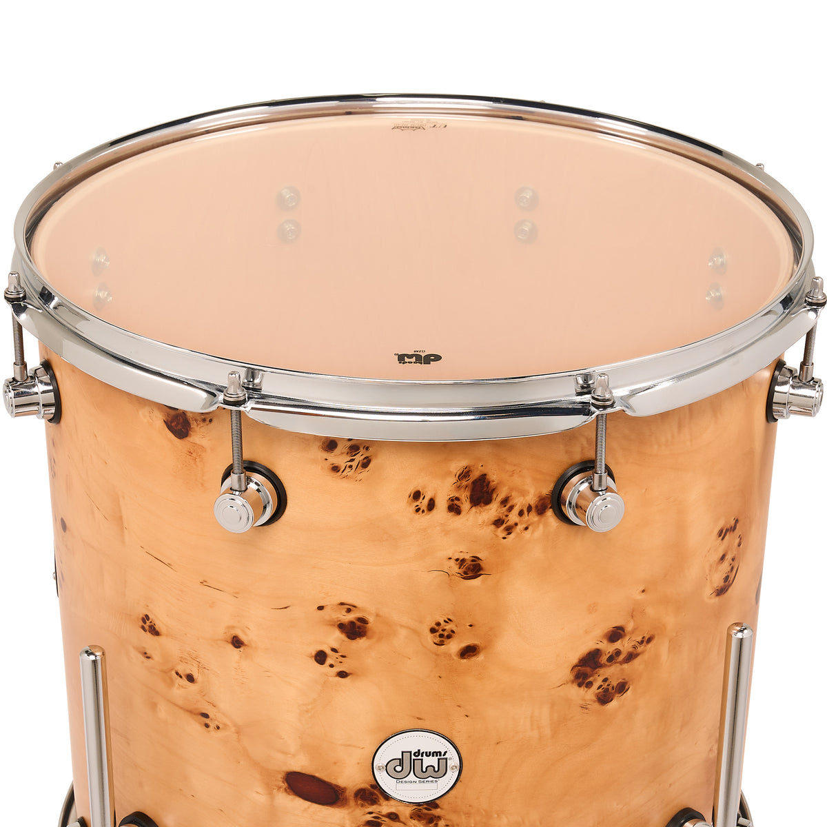 Drum Workshop Design Series 4-Piece Shell Kit - Natural Mapa Matte Birch