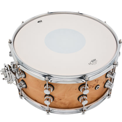 Drum Workshop Design Series 6.5x14 Snare Drum - Natural Mapa Matte Birch