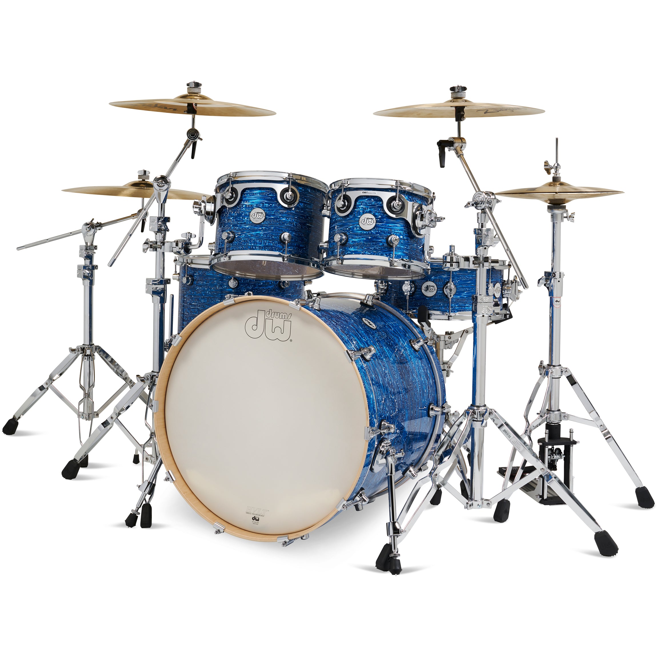 Drum Workshop Design Series 4-Piece Shell Kit - Royal Strata – Alto Music