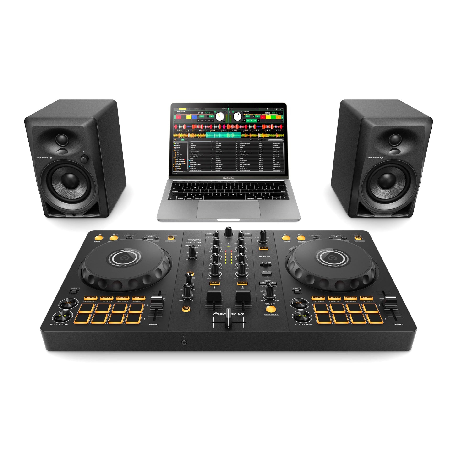Pioneer DJ DDJ-FLX4 2-Channel DJ Controller for Rekordbox and Serato DJ  Lite - BlackPioneer DJ DDJ-FLX4 2-Channel DJ Controller for Rekordbox and