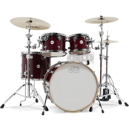 Drum Workshop Design Series 4-Piece Shell Pack - Cherry Stain