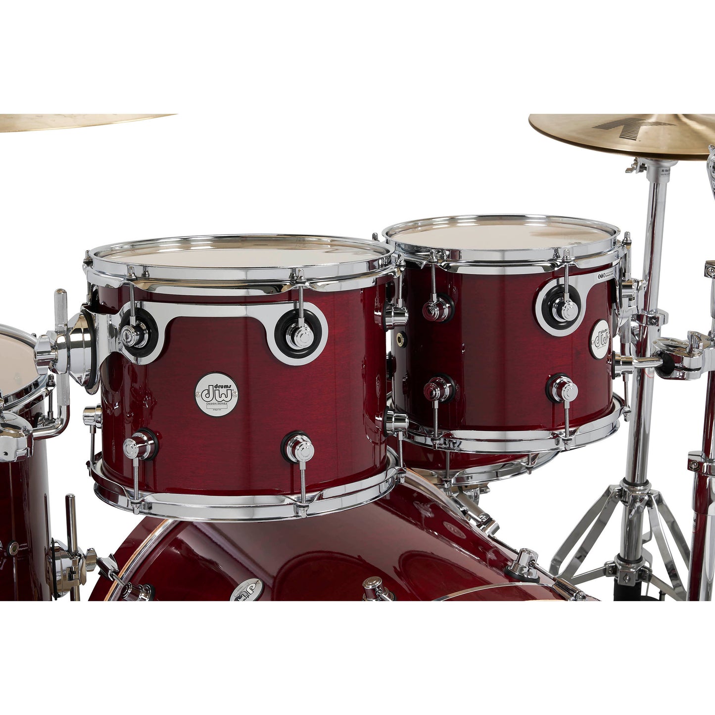 Drum Workshop Design Series 4-Piece Shell Pack - Cherry Stain