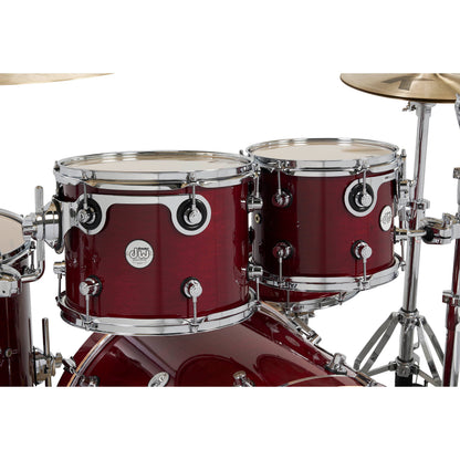 Drum Workshop Design Series 4-Piece Shell Pack - Cherry Stain