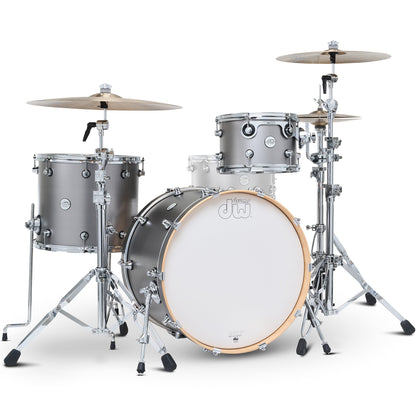 Drum Workshop Design Series 3-Piece Limited Edition Shell Kit - Titanium Satin
