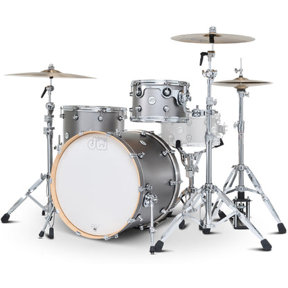 Drum Workshop Design Series 3-Piece Limited Edition Shell Kit - Titanium Satin