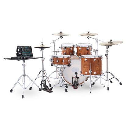 Drum Workshop DWe 5-Piece Drum Kit Bundle - Santos Rosewood Exotic