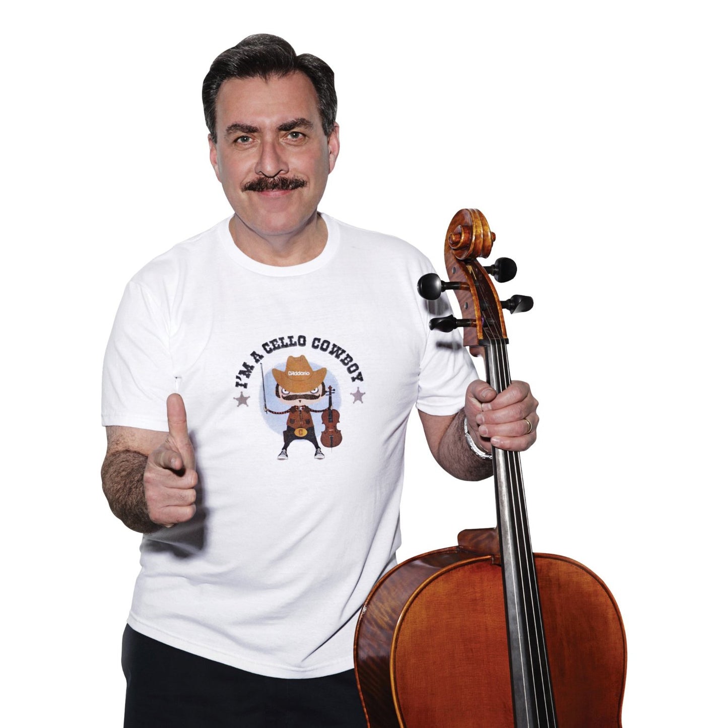 D'Addario Cello Cowboy T-Shirt