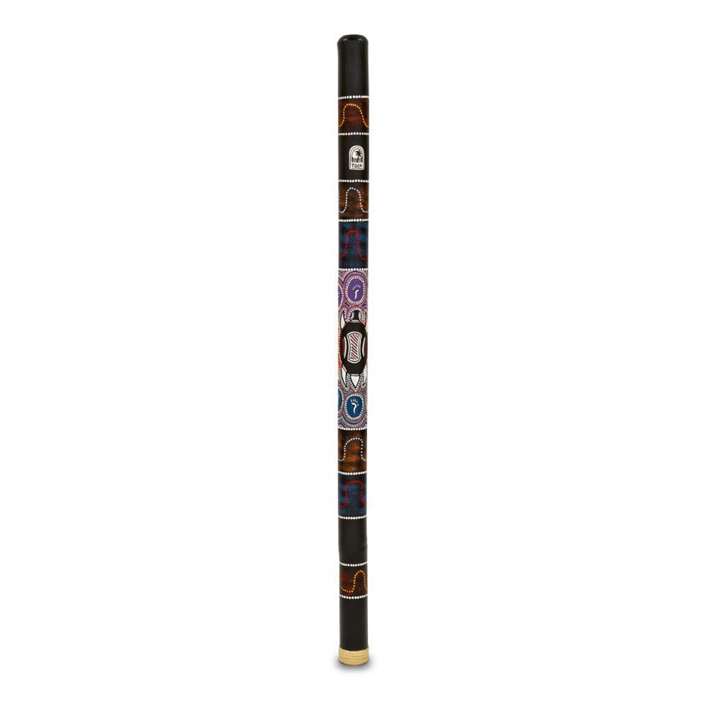Toca DIDG-PT Bamboo Didgeridoo - Turtle Design