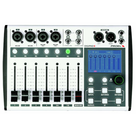 Proel Digipad8 Compact Digital Mixer