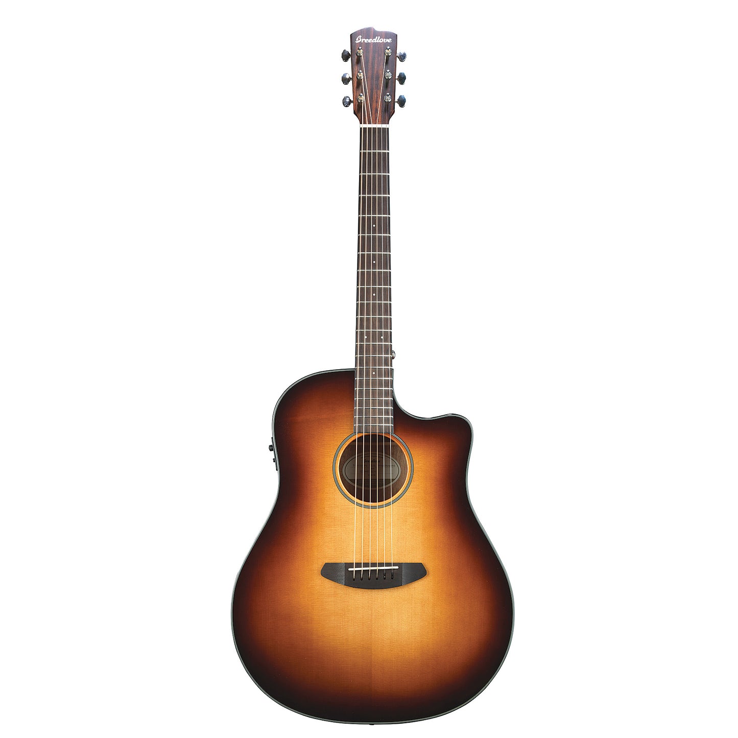 Breedlove Discovery Series Dreadnought AC/EL Guitar - Sunburst w/ Gigbag (DISCOVERYDREADNOUGHTCESB)