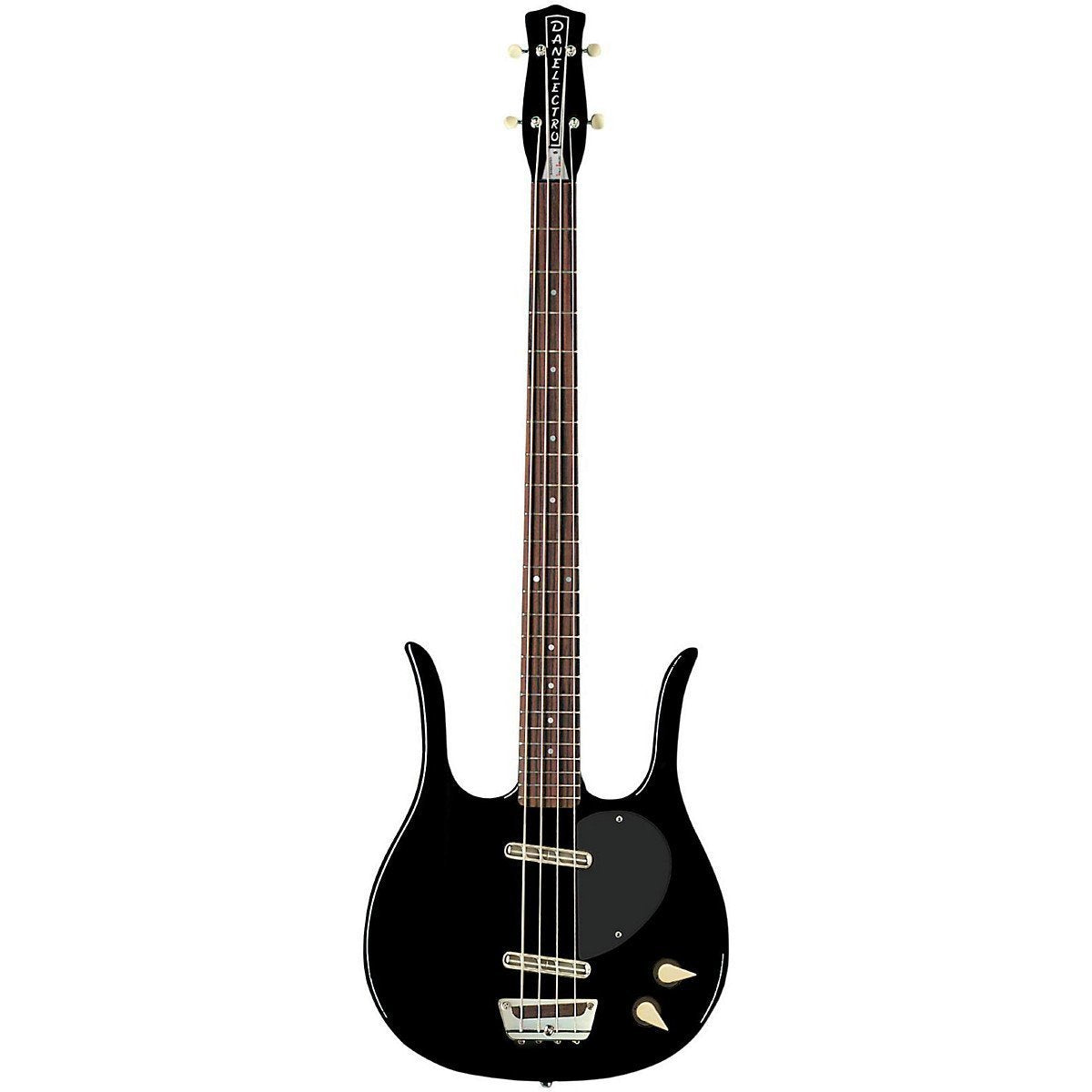 Danelectro Longhorn Electric Bass Guitar (Black)