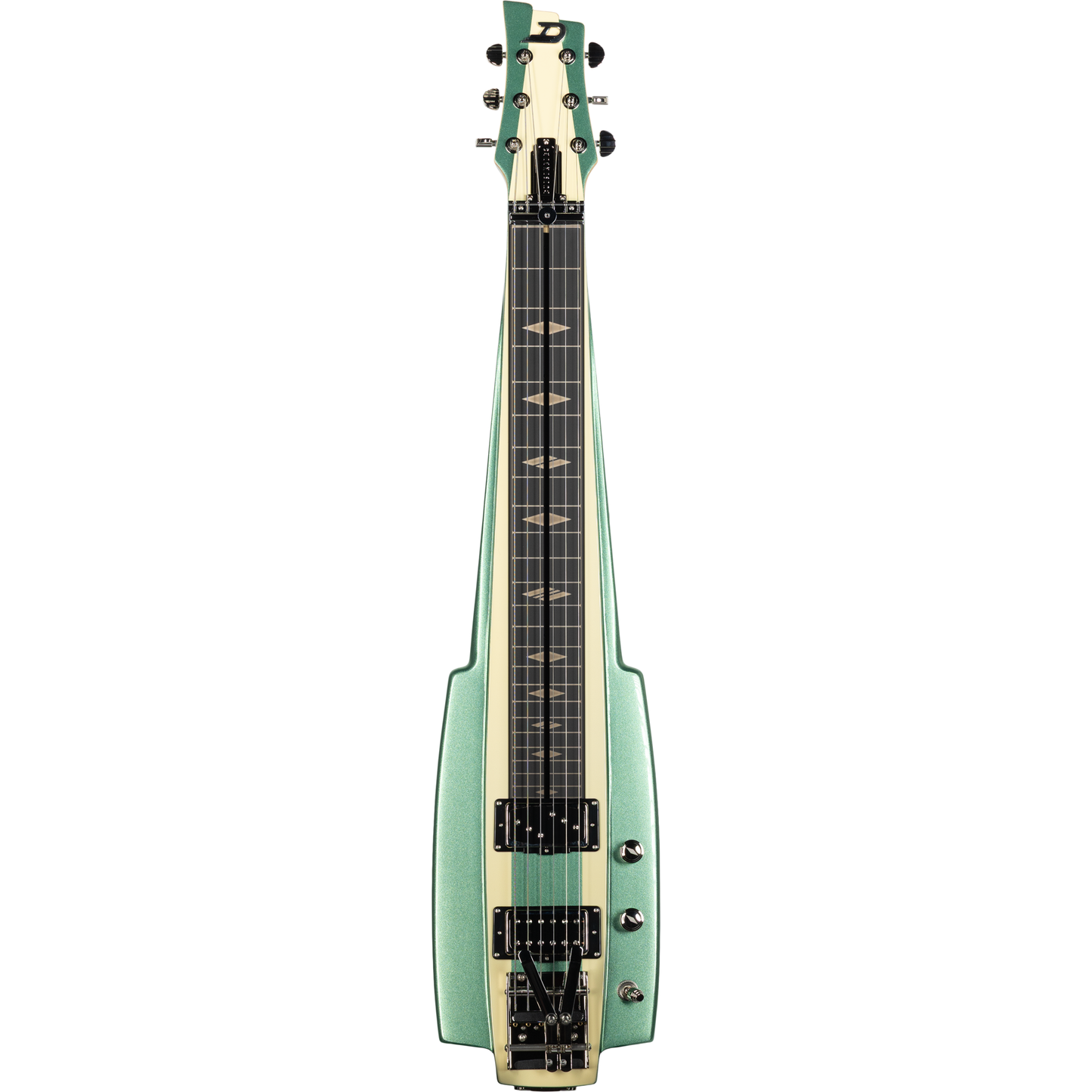 Duesenberg Fairytale Lapsteel Guitar - Harbor Green / White