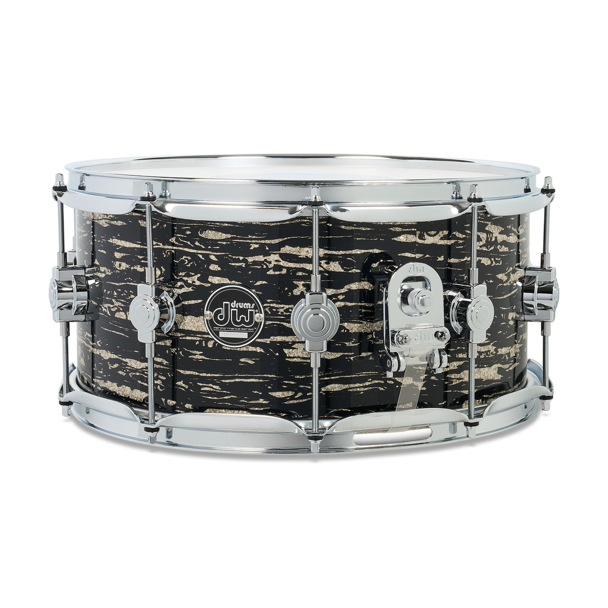 Drum Workshop Ltd Ed Performance Series 6.5x14 Snare Drum - Black Oyster Glass