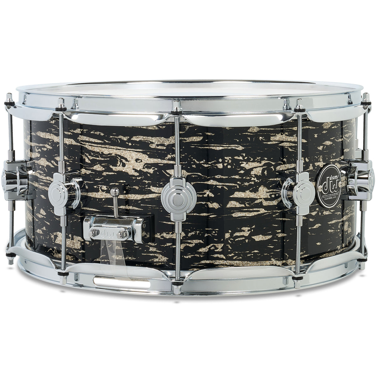 Drum Workshop Ltd Ed Performance Series 6.5x14 Snare Drum - Black Oyster Glass