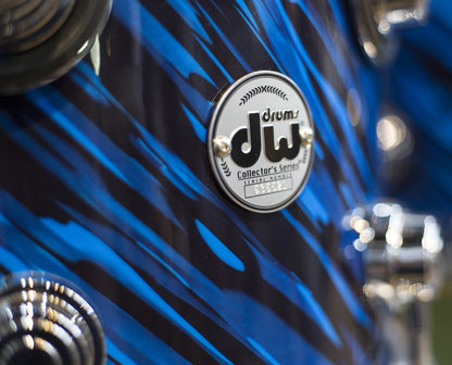 DW Collectors Series 4 Piece Shell Kit In Twisted Blue Oyster (DRFP224C063)