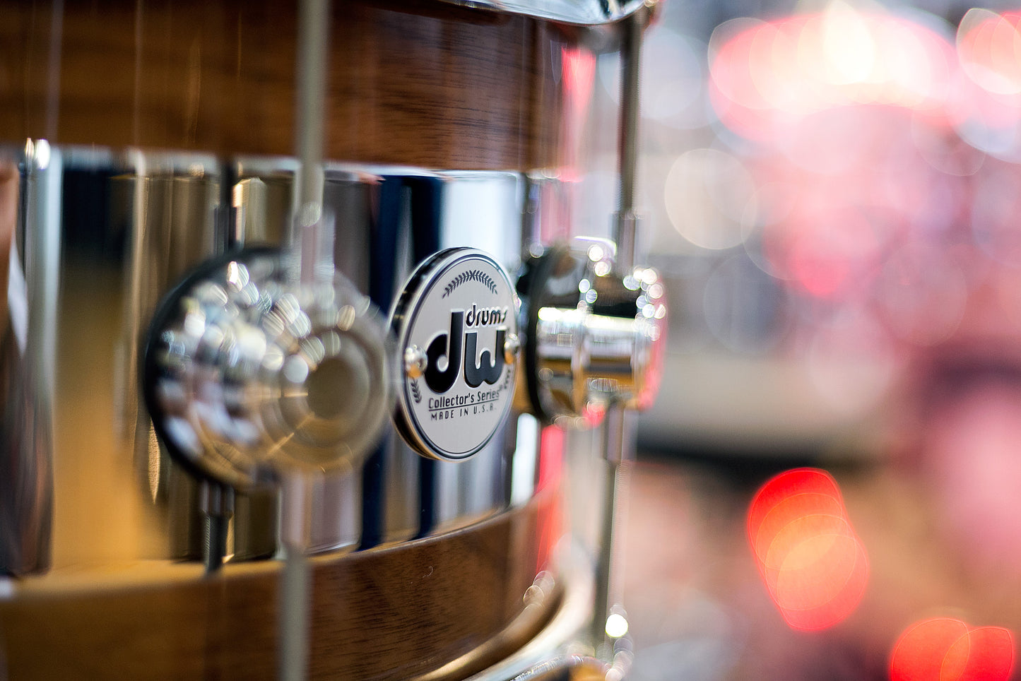 Drum Workshop "Reverse Edge" 7x14 Walnut / Cast Aluminum Snare Drum (DRLC0714SYC)