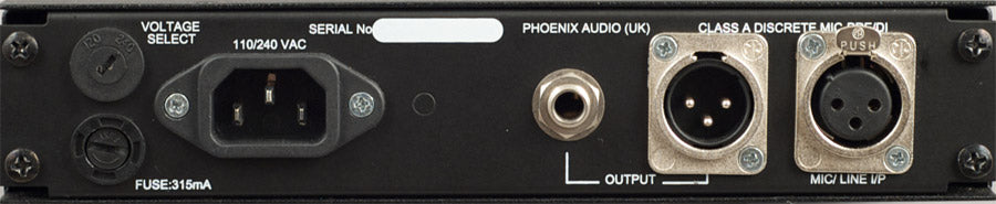 Phoenix Audio DRS-1 Mono Class A Microphone Pre-Amplifier/DI
