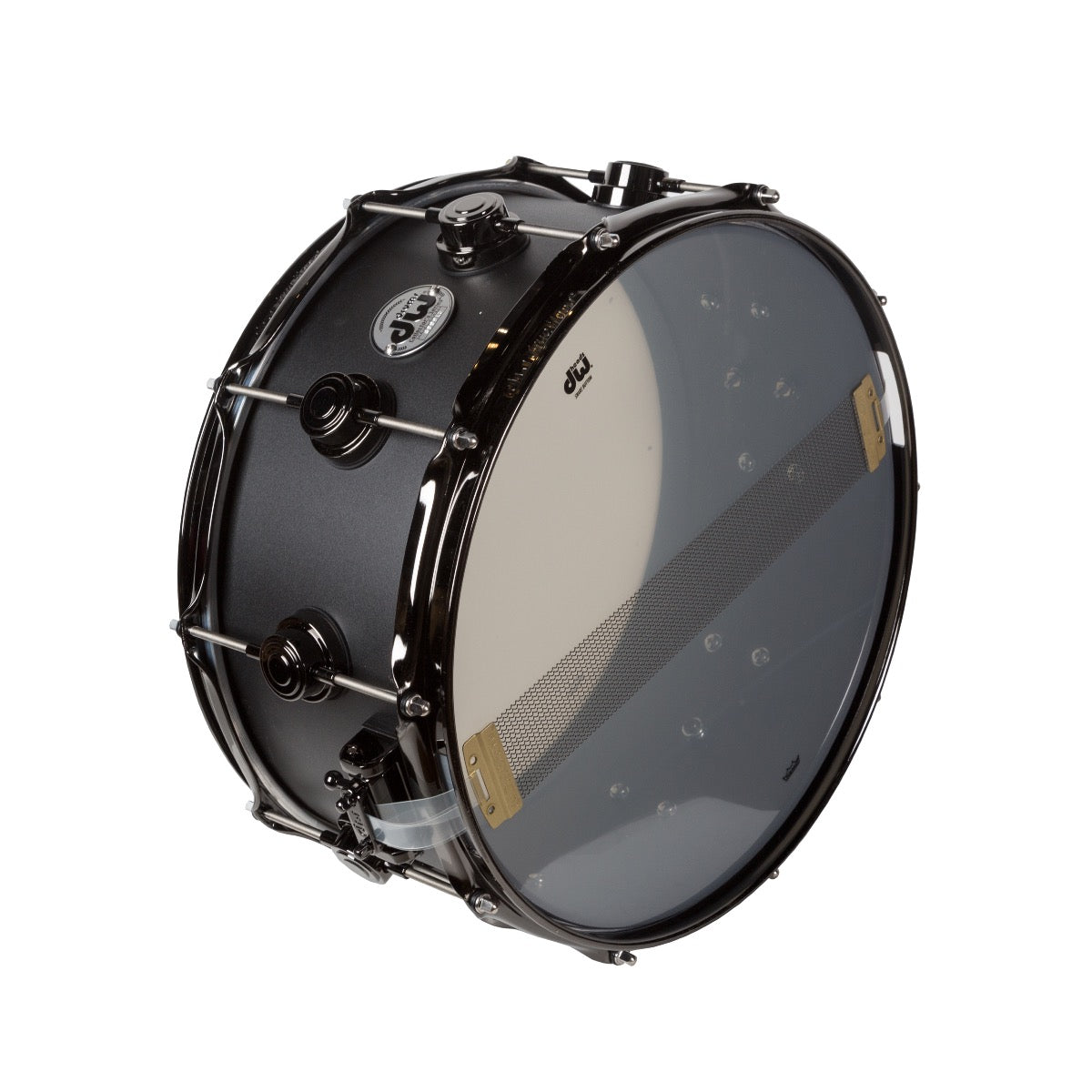 Drum Workshop 3mm Aluminum 6.5”x14” Black Powder Coated Snare Drum