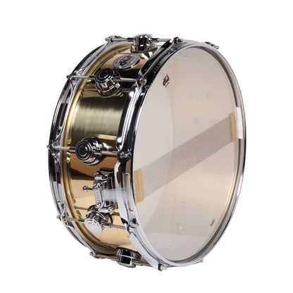 Drum Workshop DRVN5514SPCB  5.5x14 Snare Drum - Polished Brass