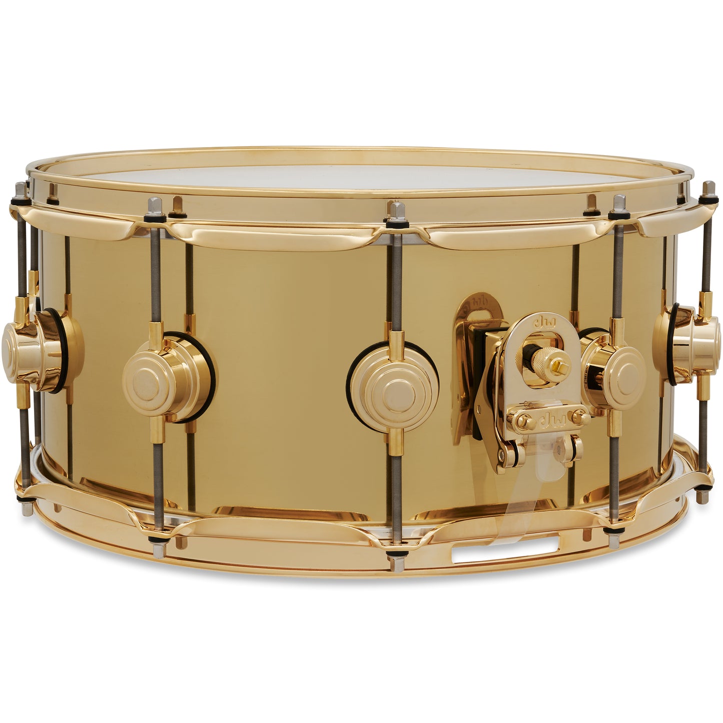Drum Workshop Collectors Series 6.5x14 Snare Drum - Polished Brass