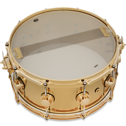 Drum Workshop Collectors Series 6.5x14 Snare Drum - Polished Brass