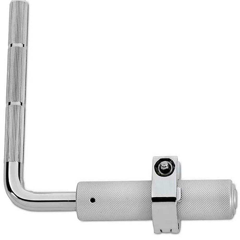 Drum Workshop 1" to 1/2" Knurled L Arm for V Clamps with Memory Lock