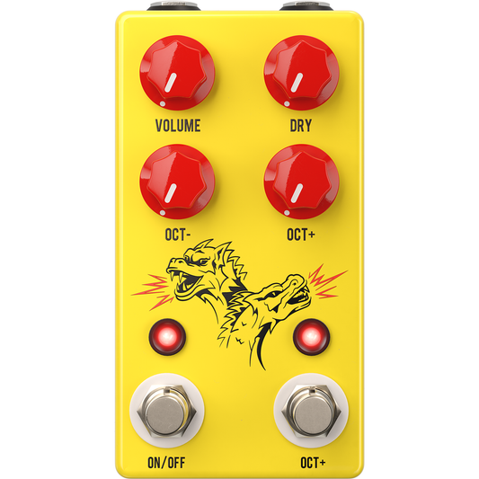 JHS Double Dragon Lo-Fi Octave Device Pedal