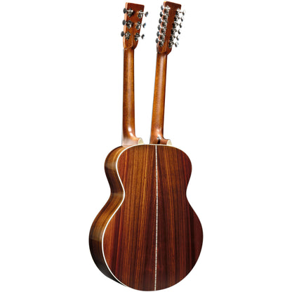 Martin Grand J-28E DN Double Neck Acoustic Electric Guitar - Aging Toner