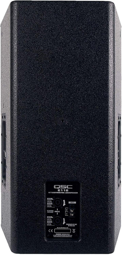 QSC E112 12" 400-Watt 2-Way Full Range Passive Loudspeaker
